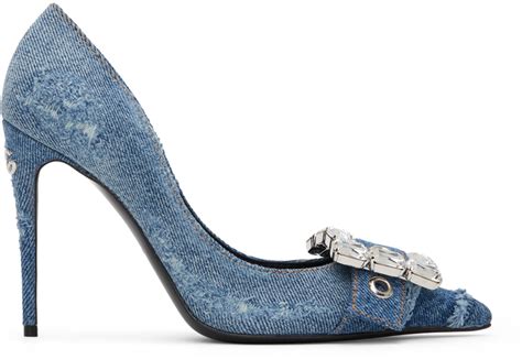 dolce gabbana shoe price|dolce and gabbana denim heels.